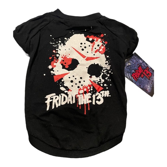 Warner Bros: Horror Friday 13t Mask Pet T-Shirt